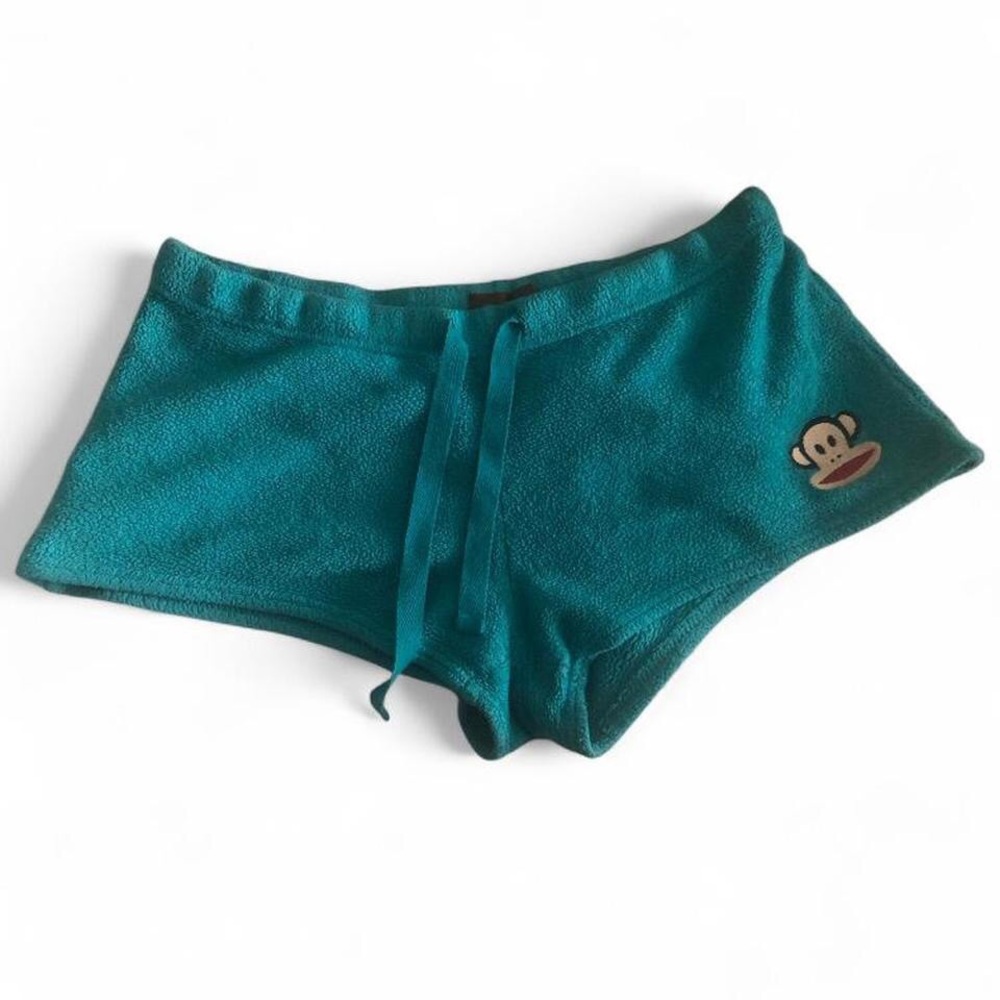 Paul Frank Turquoise Fleece Shorts